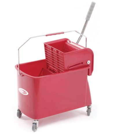 Single Bucket Mop Wringer Trolley - C 118A