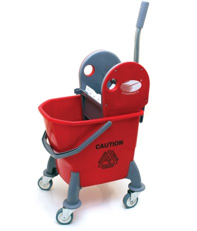 Single Bucket Mop Wringer Trolley - C 125