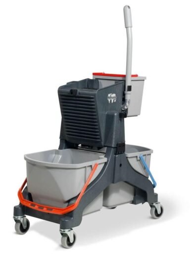 Double bucket mop wringer trolley Midmop - MMT 1616 G